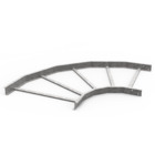 Curva horizontal para canasta de 300 mm