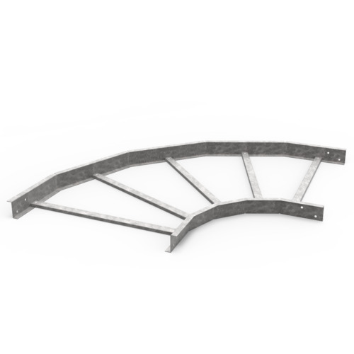 Curva horizontal para canasta de 300 mm