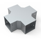 Cruz horizontal para ducto cuadrado de 6x6″