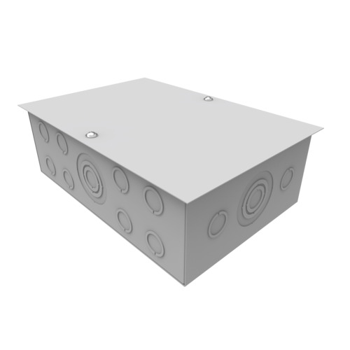 Caja de paso metálica 8x12" de empotrar