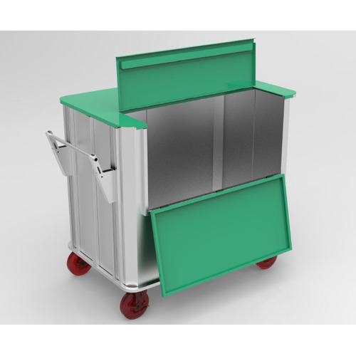 Carro de transporte de prendas, 1418x1702x954 mm