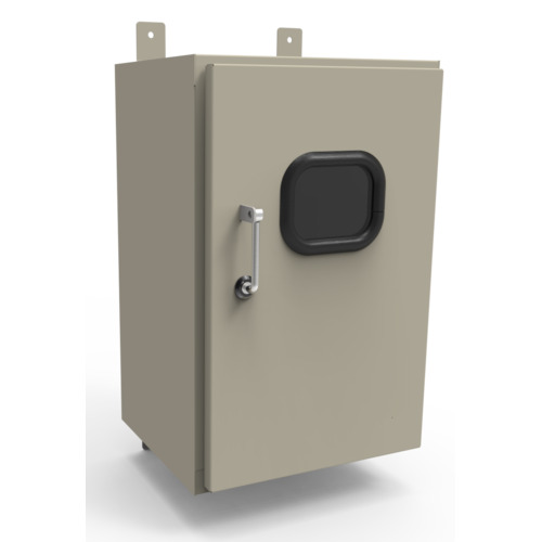 Gabinete metálico para 1 medidor 600x390x310 mm