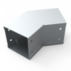 Codo a 45º horizontal para ducto cuadrado de 4x4″