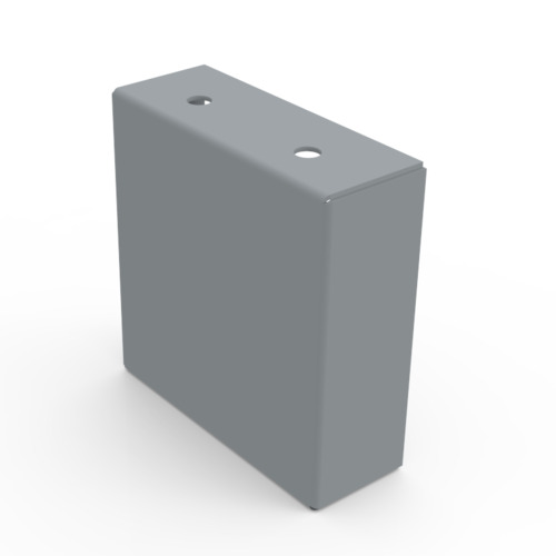 Tapa final para ducto cuadrado de 4x4″